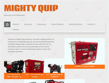 Tablet Screenshot of mighty-quip.com